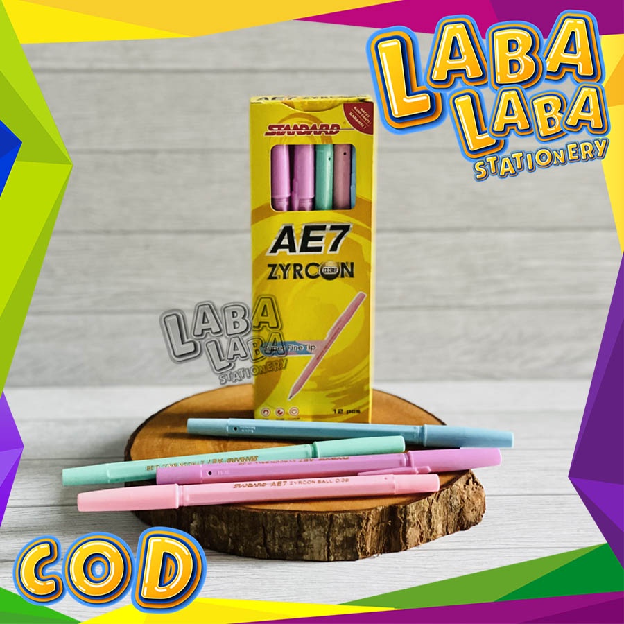 

LabaLabaStationary Pen Standard AE7 Zyrcon 0.38 mm (LUSIN)
