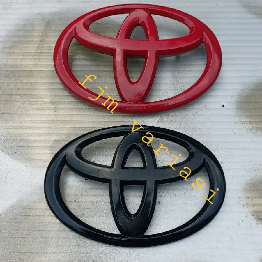 EMBLEM LOGO LAMBANG MEREK SEMUA MOBIL TOYOTA  AVANZA ALL NEW E G VELOZ 2012 2014 2015 KIJANG KAPSUL 