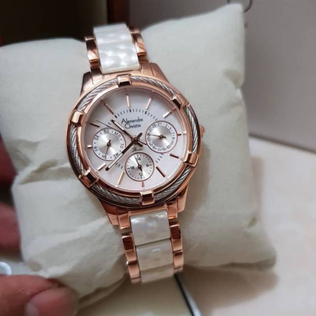 JAM TANGAN WANITA ALEXANDER CRISTIE ORIGINAL AC2654 GARANSI RESMI/ALEXANDRE CHRISTIE CEWEK AC 2654