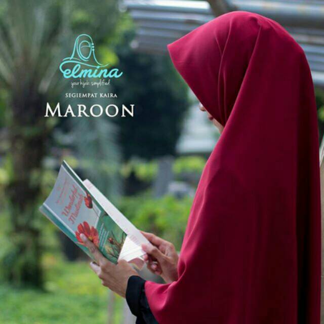 Kerudung Segiempat jilbab syari hijab segi empat elmina square jilbab syari ukuran 130