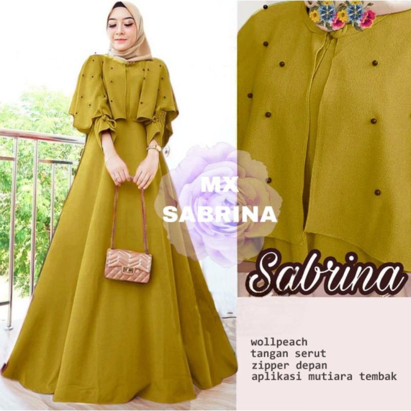 Gamis Sabrina mutiara