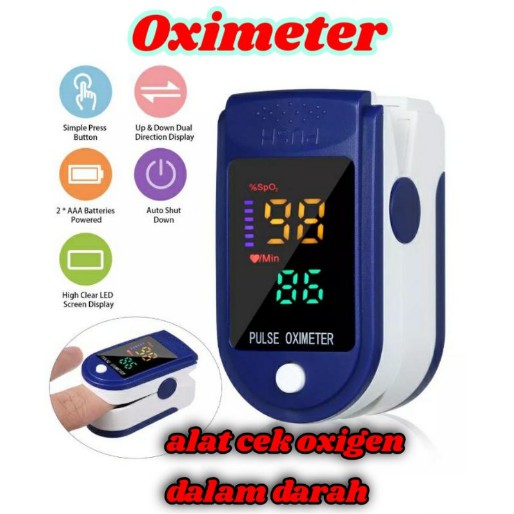 COD OXYMETER ALAT PENGUKUR SATURASI OKSIGEN & DARAH / OXIMETER ALAT UKUR KADAR OKSIGEN