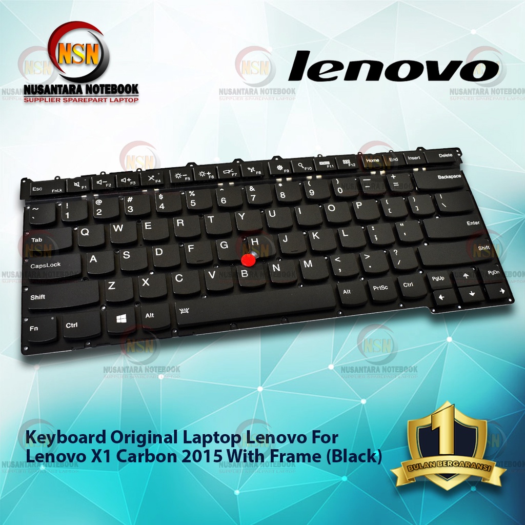 Keyboard Original Laptop Lenovo Original For Lenovo X1 Carbon 2015 (Black)