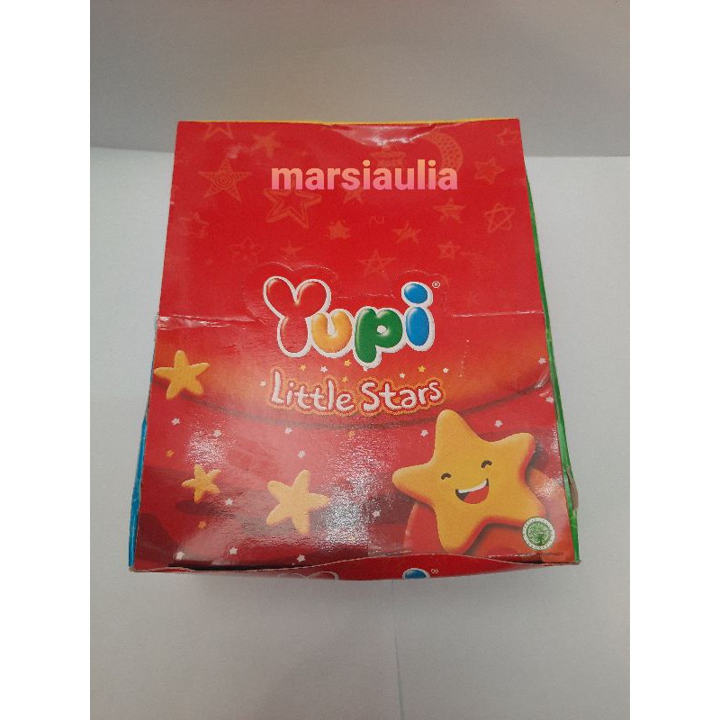 

YUPI LITTLE STARS 1 PAK BOX DUS 24pcs STAR MURAH GROSIR PERMEN MURAH