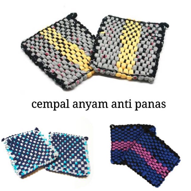 CEMPAL TATAKAN ANTI PANAS BAHAN ANYAMAN TEBAL