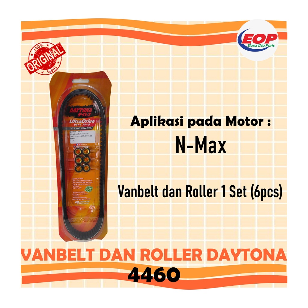 VANBELT+ROLLER N MAX 155 2DP Daytona 4460 ORIGINAL