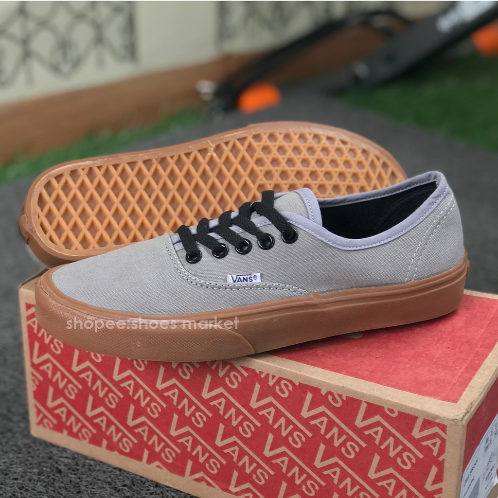 OBRAL SEPATU VANS AUTHENTIC GREY GUM