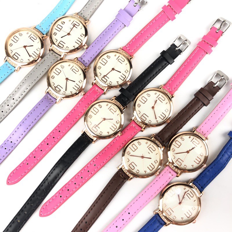 [✅COD] JAM TANGAN FASHION JAM WOMEN JAM TANGAN MURAH CEWEK ANALOG IMPORT W148