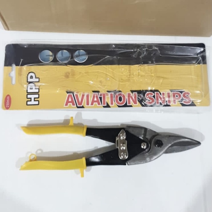 [12PCS] Gunting Holo Galvalum Lurus Seng Baja Ringan Aviation Snips HPP 10&quot;