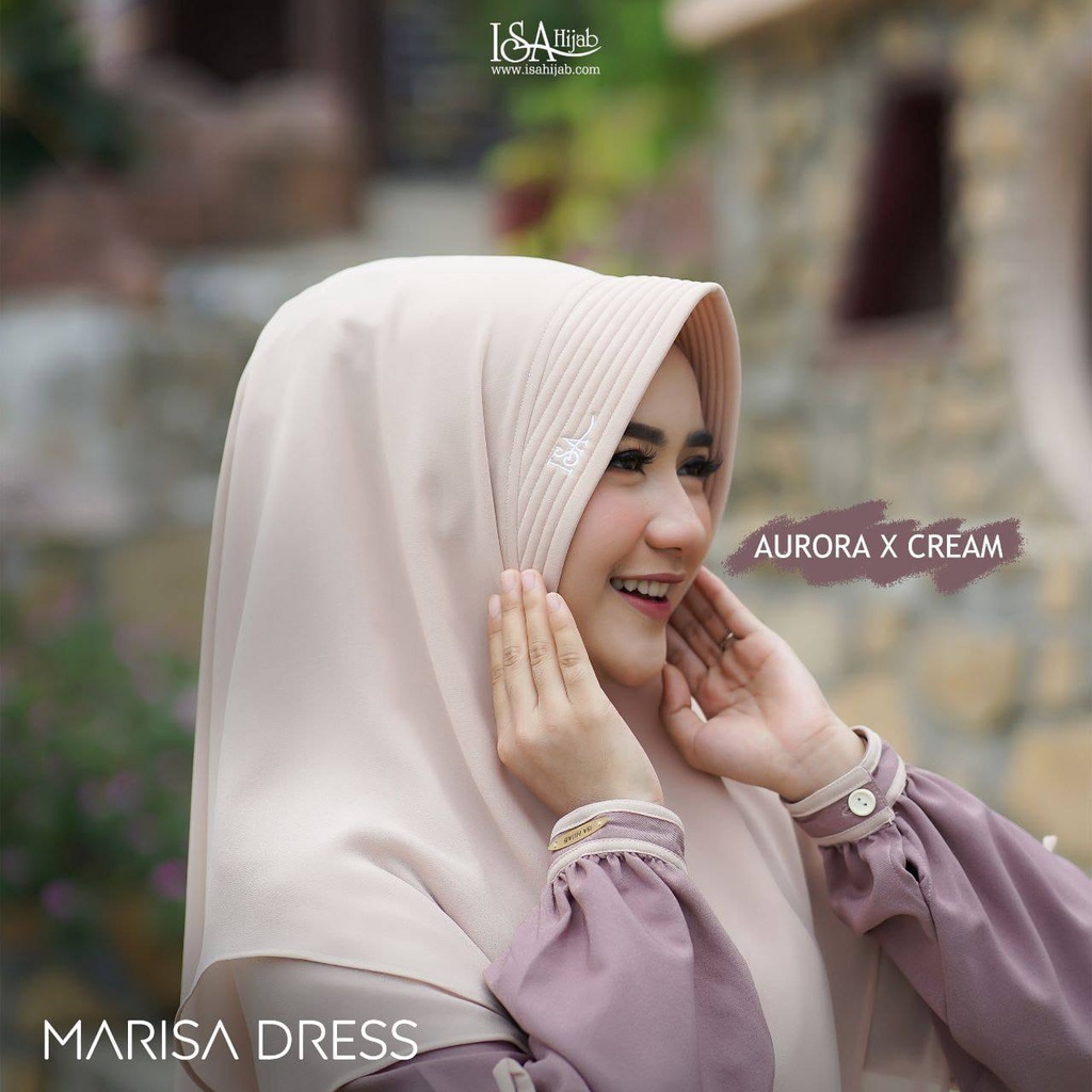 Gamis dewasa MARISA dress  only by Isa Hijab