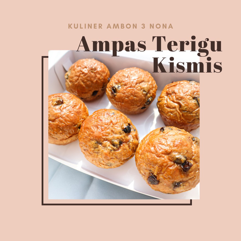 

Ampas Terigu Kismis isi 6 / Kuliner Ambon