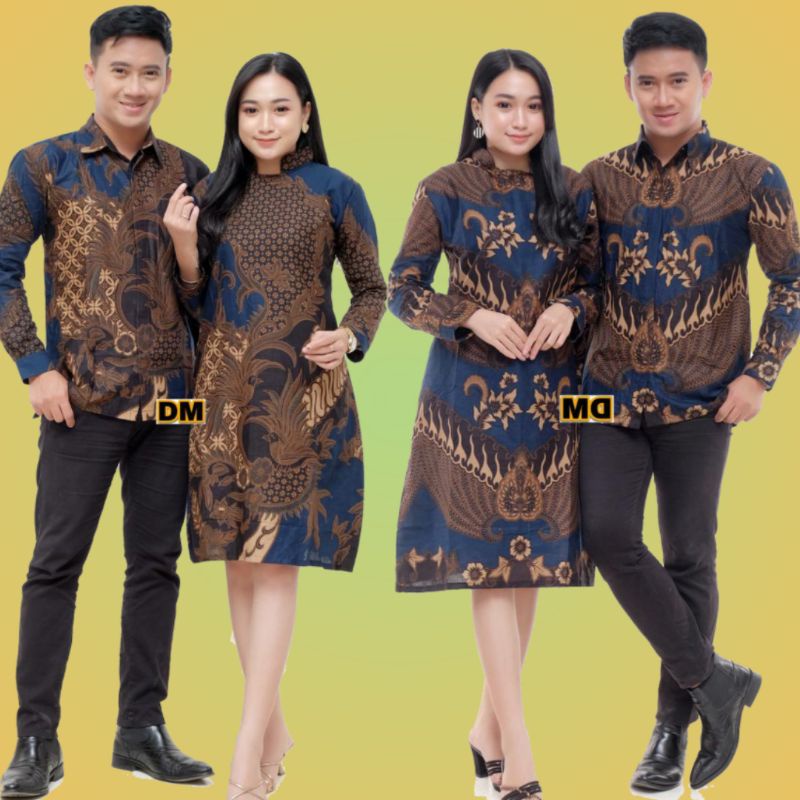 Batik Couple | Batik Couple Modern | Baju Batik Couple | Tunik Batik Couple