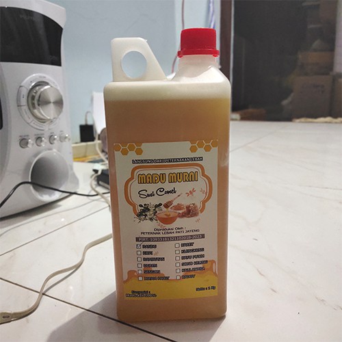 

[COD] Madu Bunga Randu 1 Liter ASLI - MADU SUSI COMEL