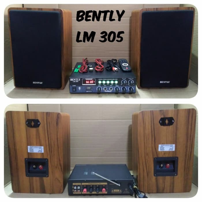 Paket Karaoke System BENTLY LM 305 (6 Inc,USB,SD,dan Bluethoot)