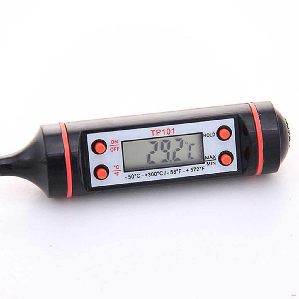 [READY STOCK] TP101 Pen Type LCD Food Thermometer Stainless Steel Pin Kitchen Temperature Measurement Tools