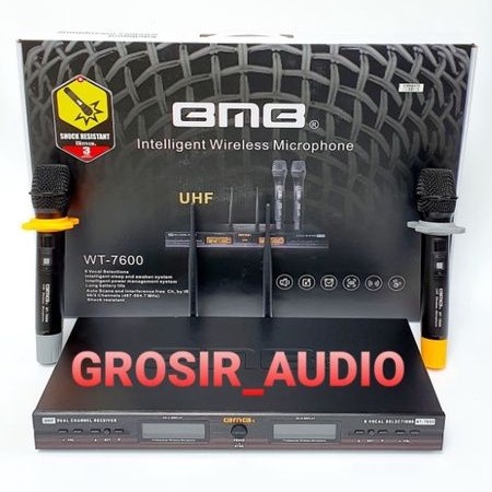 MIC WIRELESS BMB WT7600 BMB WT 7600 ,MICROPHONE WIRELESS BMB WT7600 ,MIC BMB ORIGINAL