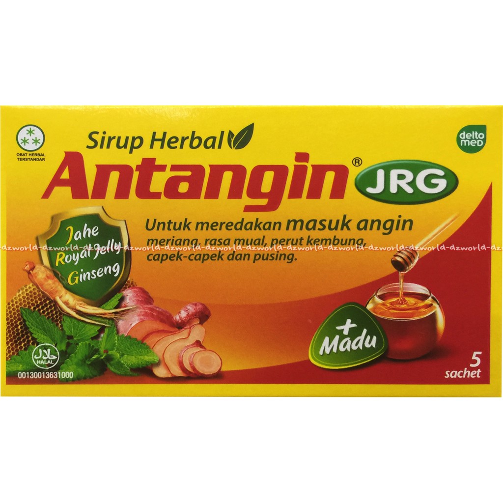 Antangin Cair Madu Antangin Sachet Rasa Madu Antangin JRG
