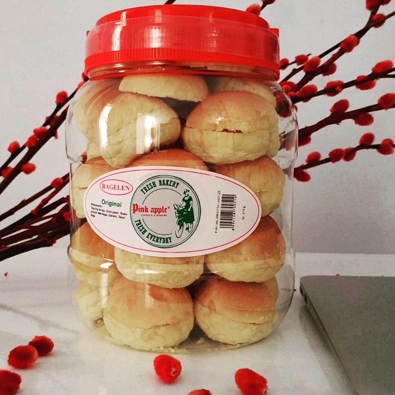 

kue kering bagelen original PINK APPLE