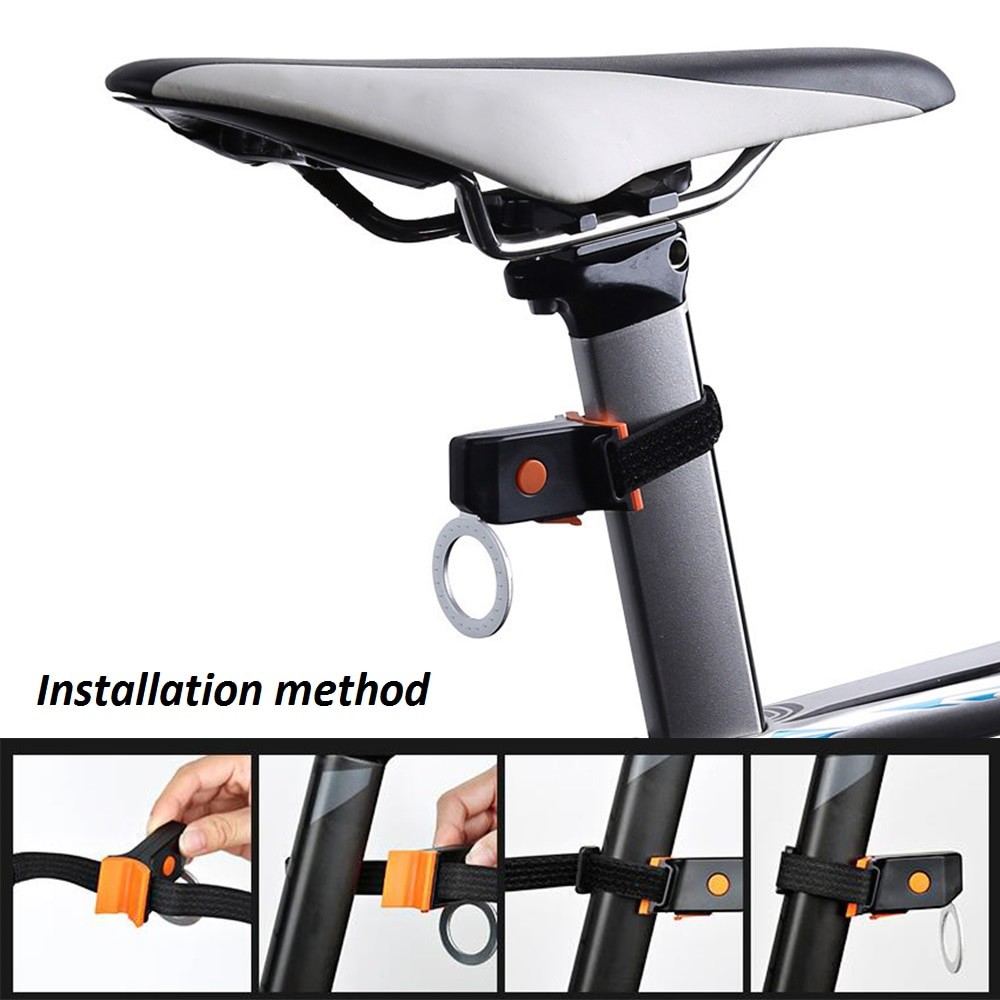 Taffled Lampu Sepeda Tail Light LED Bicycle Dual Colors USB Charging