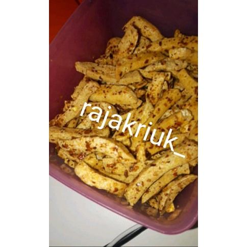 

basreng pedas viral 100gram baso goreng stik pedas extra gurih renyah aroma daun jeruk 100gram