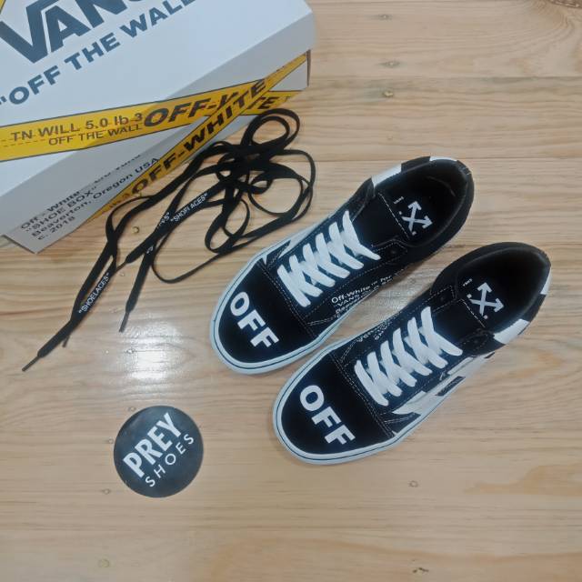 VANS OLD SKOOL X OFF WHITE BLACK WHITE