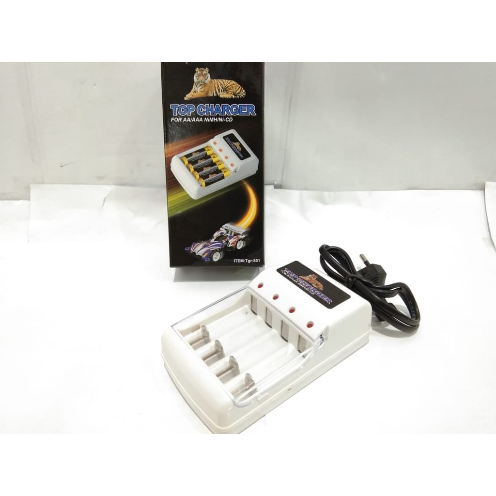 Charger Baterai Battery Batre AA AAA  Rechargeable Mini 4 WD - TGR801