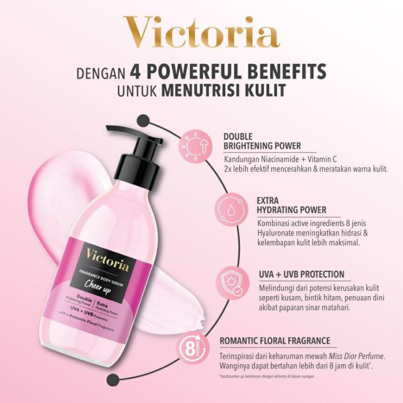 Victoria body serum fragrance