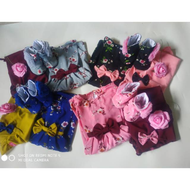 Grosir gamis Baby Boots + Legging