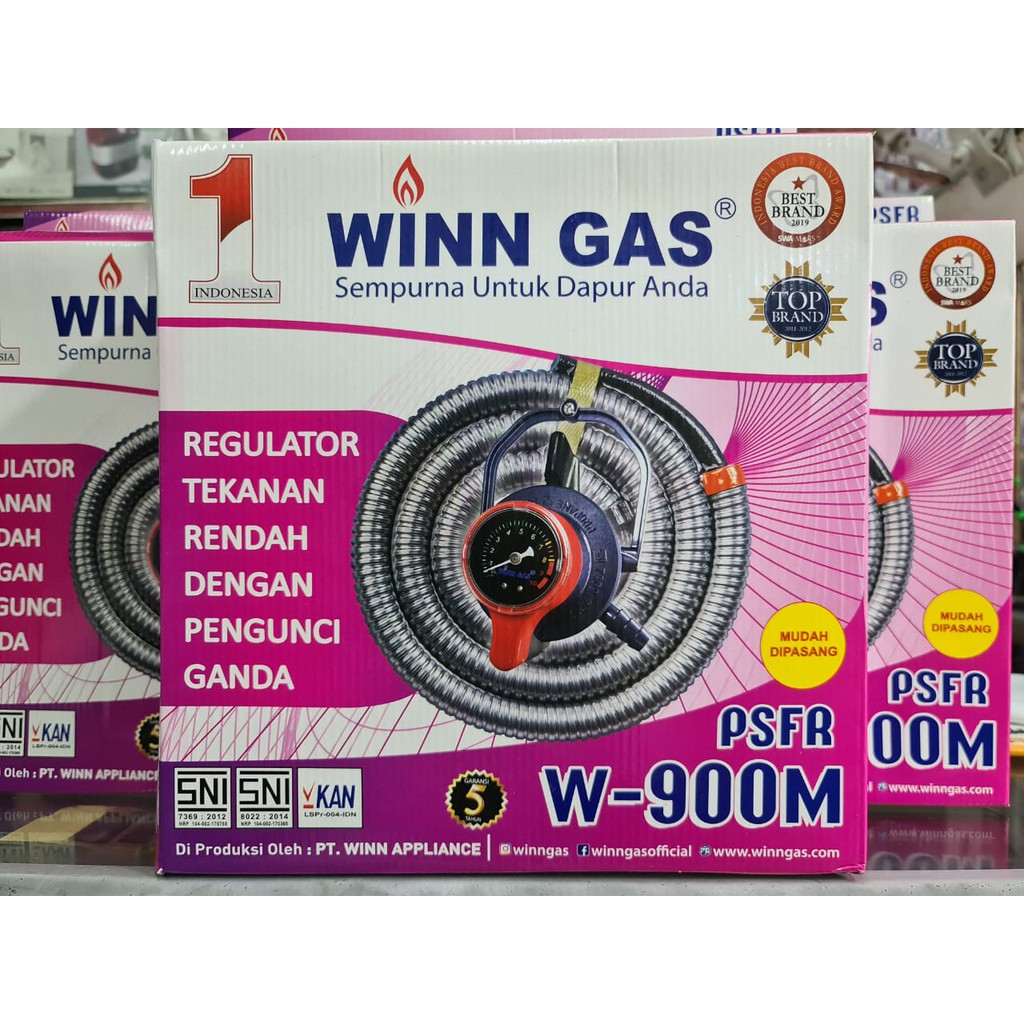 WINN GAS PSFR W-900M Paket Selang &amp; regulator