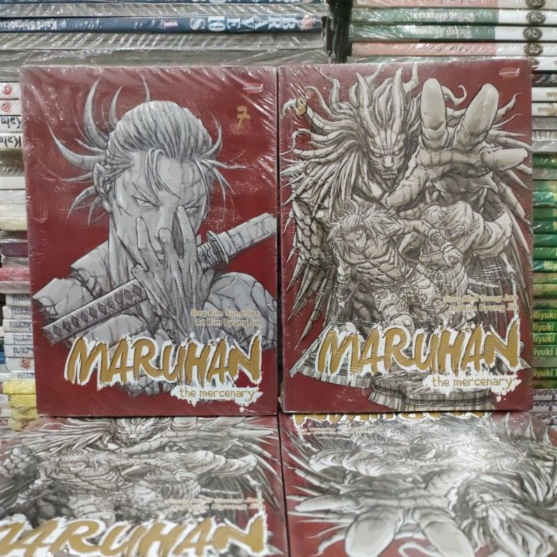 komik baru &amp; original segel - maruhan the mercenary vol 2,3,7,8,9