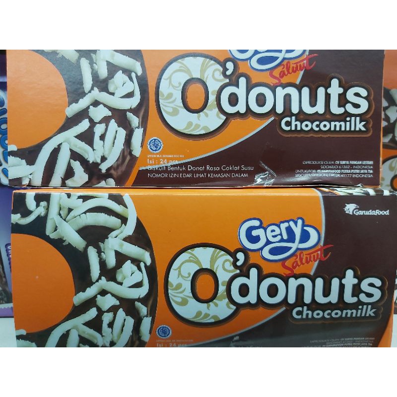 

Gery O'Donut Choco milk 10gr x 24 pcs