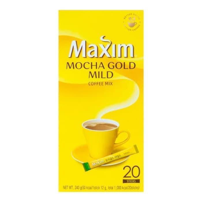 

EKSKLUSIF MAXIM MOCHA GOLD MILD RASA MOKA KOREA COFFEE ISI 20 SACHET 240 GR KEKINIAN