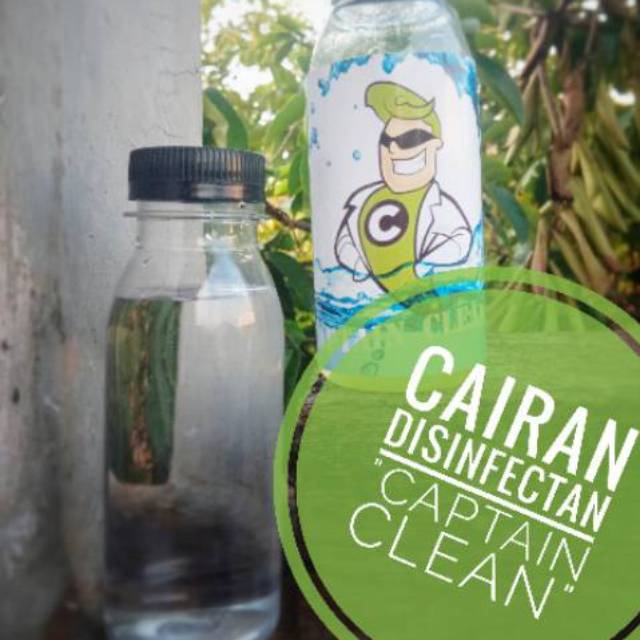LIQUID/CAIRAN DISINFECTAN & ANTISEPTIC (100 Ml) CC (Captain Clean)