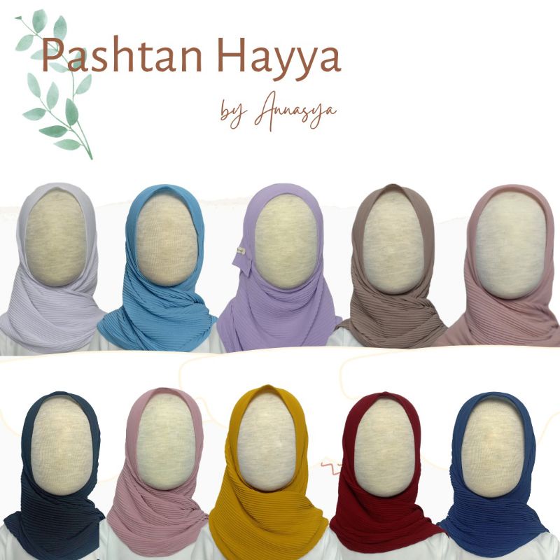 Hijab Kerudung Jilbab Pashmina Plisket Instan Anak Ceruty
