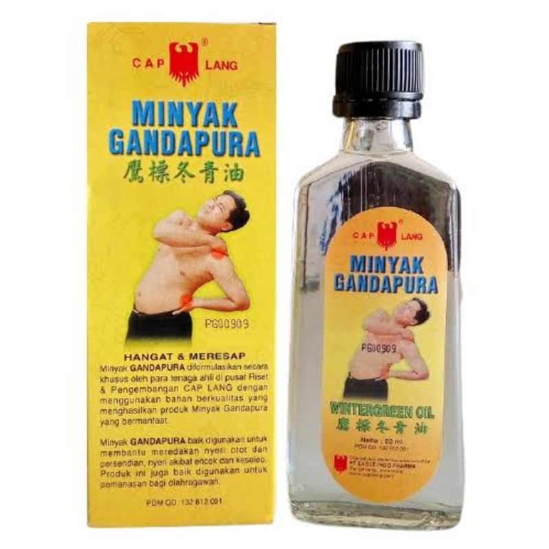 MINYAK GANDAPURA/Minyak Gosok untuk meredakan Nyeri Sendi dan KESELEO