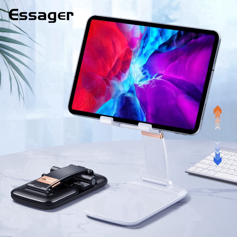 Essager Stand Holder Handphone/Tablet Fleksibel Bisa Dilipat Untuk Meja