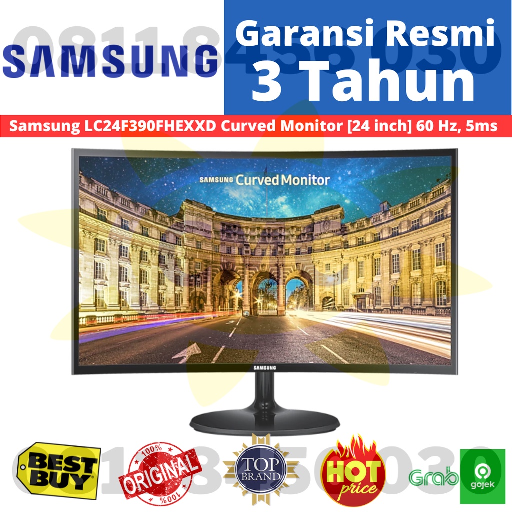 SAMSUNG LED 24&quot; CURVE LC24F390FHEX LC24 F390 FHEX LC24F390FHEXXD RESMI