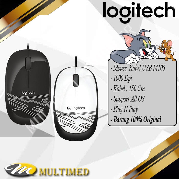 Mouse Logitech M105 Original Kabel