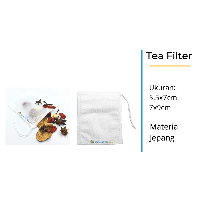 Jual Drip Tea Bag Tea Filter Paper Kantong Saringan Teh Shopee Indonesia