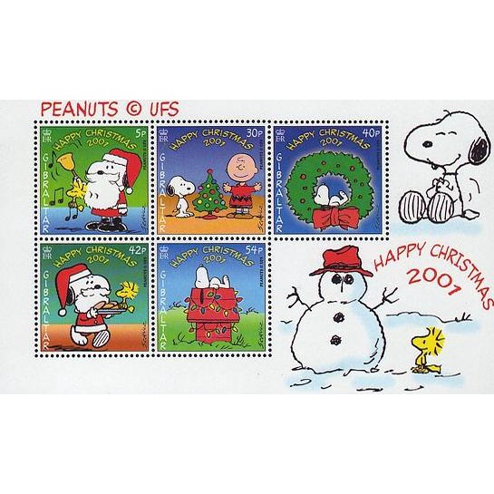 

Diskon GIBRALTAR - CHRISTMAS 2001 - PEANUTS & SNOOPY MS . Diskon