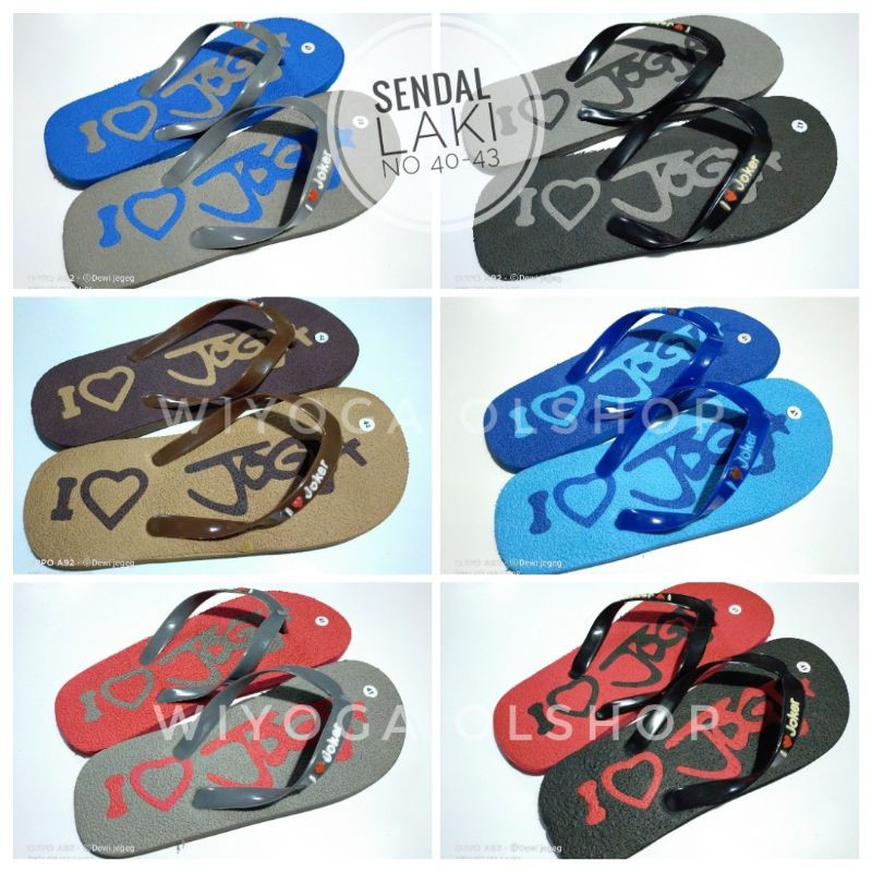 Sendal jogja / sendal selen / sendal wisata / sendal oleh oleh khas jogja malioboro / sendal dewasa 