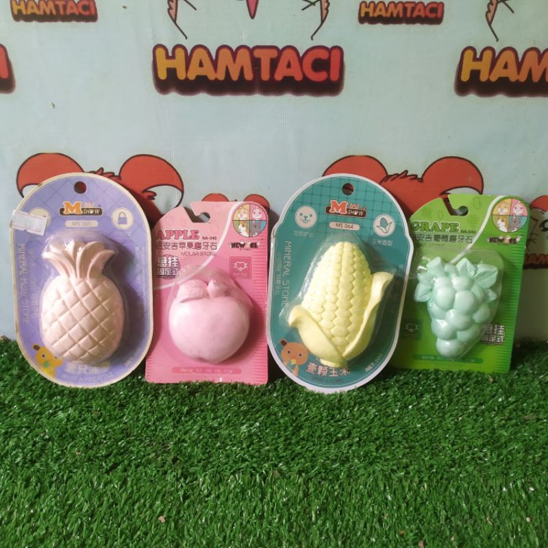 GIGITAN HAMSTER/GNAWINGSTONE BENTUK BUAH