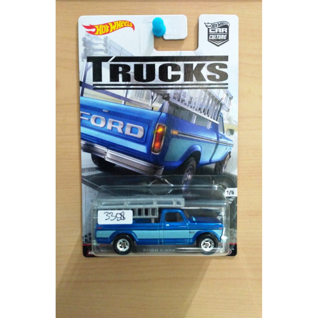 DISKON HOT WHEELS FORD F-250 BLUE TRUCKS 2016 #1/5