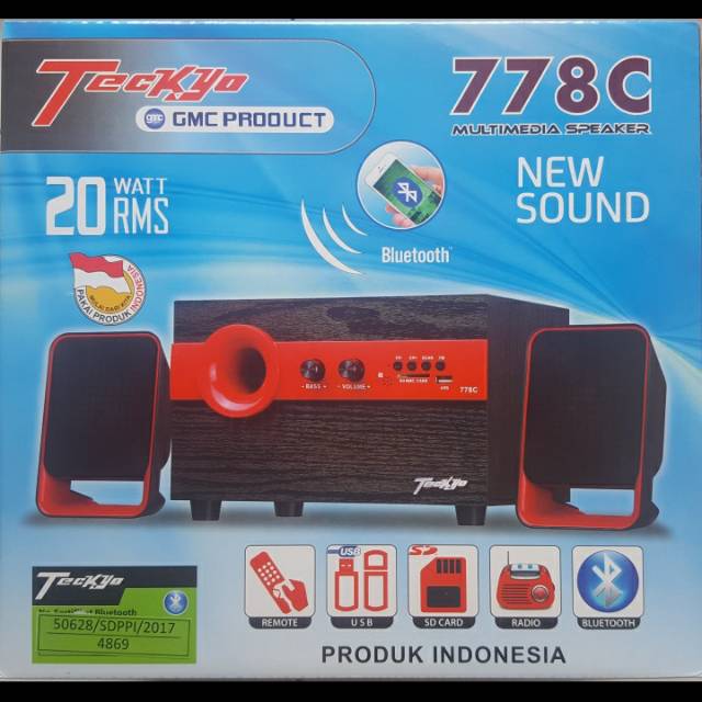 Speaker GMC Teckyo 778C / Speaker Bluetooth