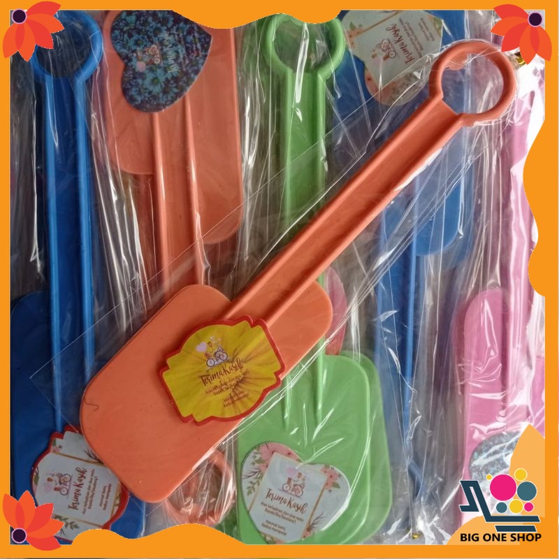 Solet pelet kue plastik /Souvenir spatula murah serbaguna