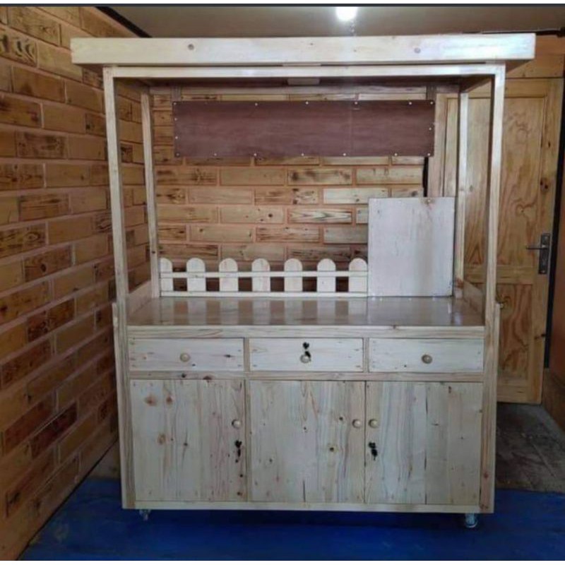 GROBAK / BOOTH KAYU JATI BELANDA