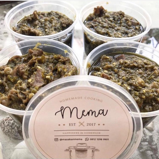 

Gyutan dan Wagyu Cabe Ijo Masakan Mema