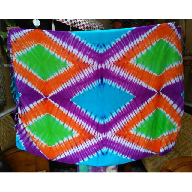 Kain pantai kain bali Kain pantai bali pelangi zigzag baju pantai kain mandala tapestry kain batik