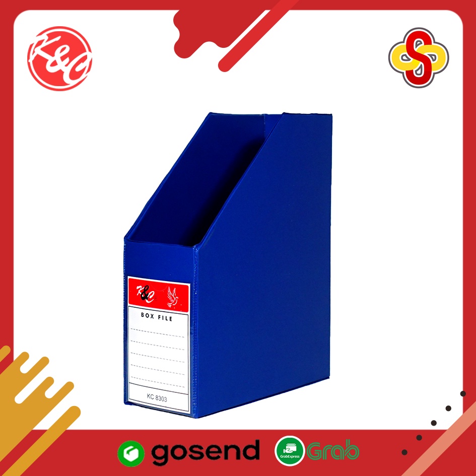 

Box File Folio K&C Biru Lebar 10 cm