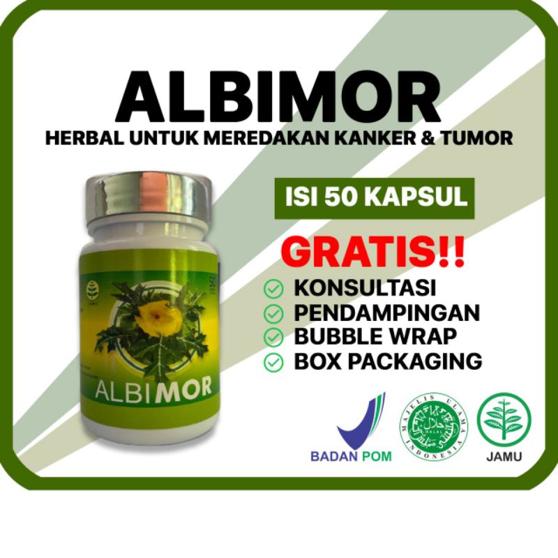 Jual Kapsul Albimor Obat Tumor Kanker Benjolan Lipoma Kista Miom ...